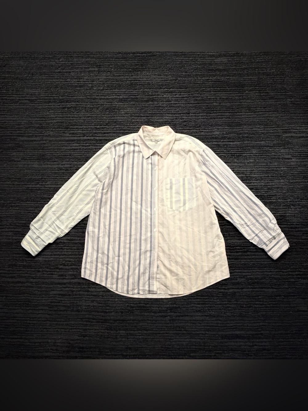 Rails Arlo Citrus Mixes Stripe Long Sleeve Button Up Shirt